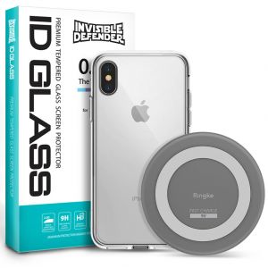 Shopstyle Electric-style For iPhone X/8/8 Plus | Ringke Wireless Charger + Case + Glass Screen Protector