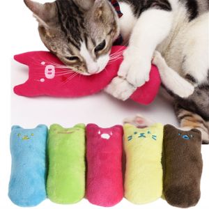 Creative Pillow Scratch Crazy Cat Chew Catnip Toy Teeth Grinding Toys